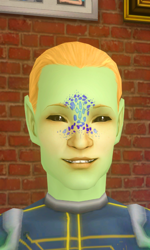 Green Alien Flavor with Spots