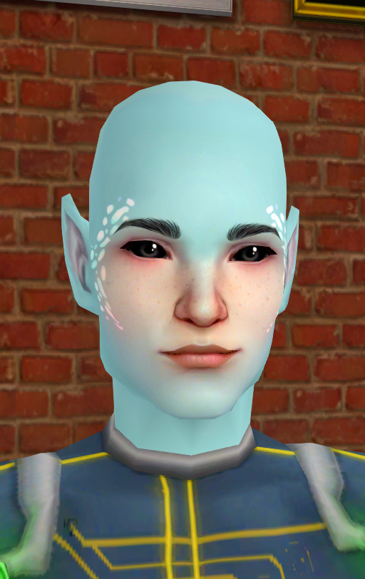 Blue Jellybean Alien