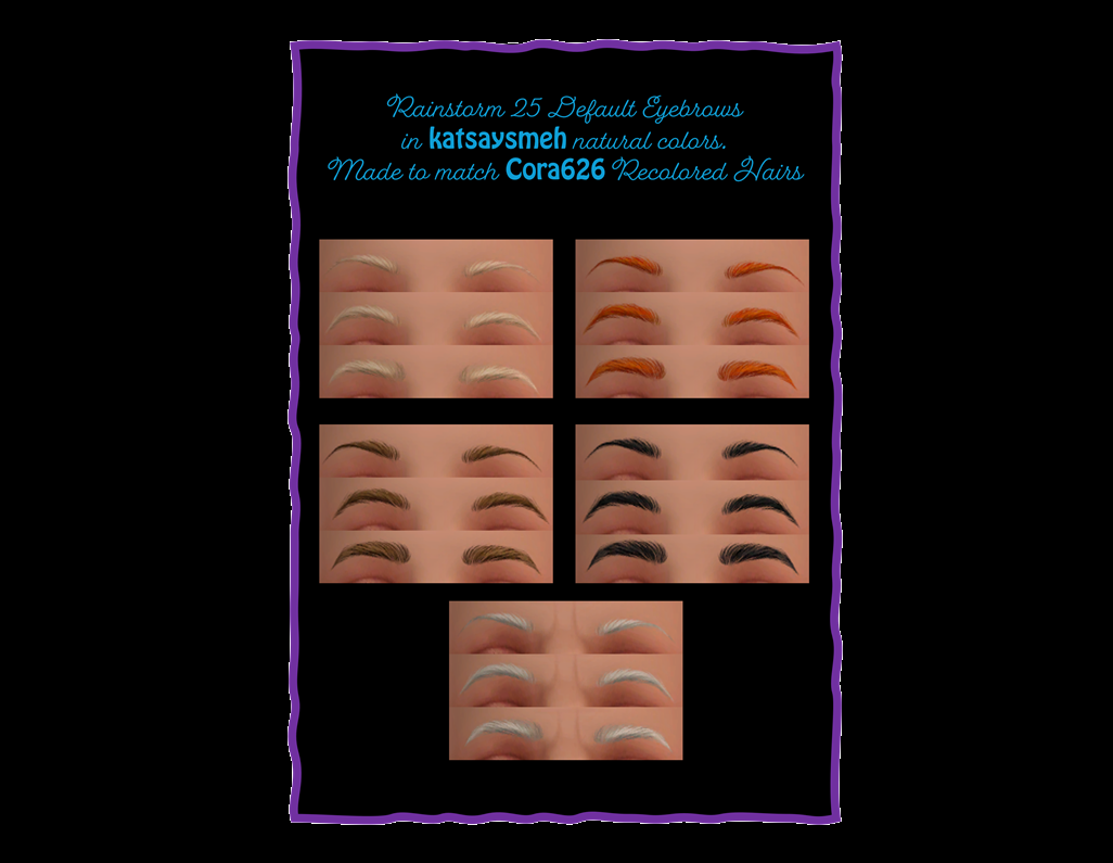 Rainstorm 25 Default Eyebrows