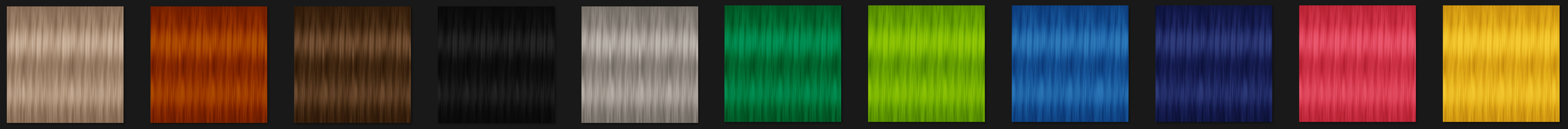 Hair in aSIMtypical Colors